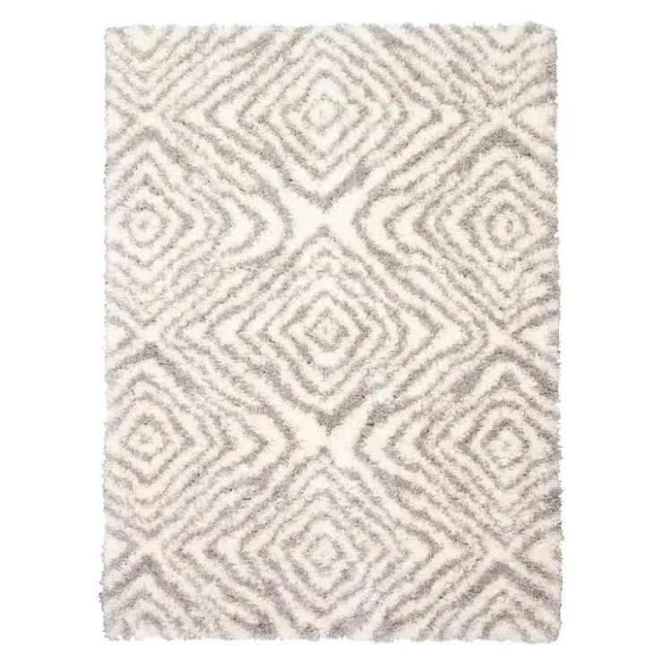 Shag Indoor Rug - 7 x 10 Ivory Clearance