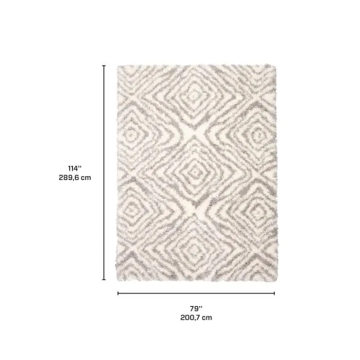 Shag Indoor Rug - 7 x 10 Ivory Clearance