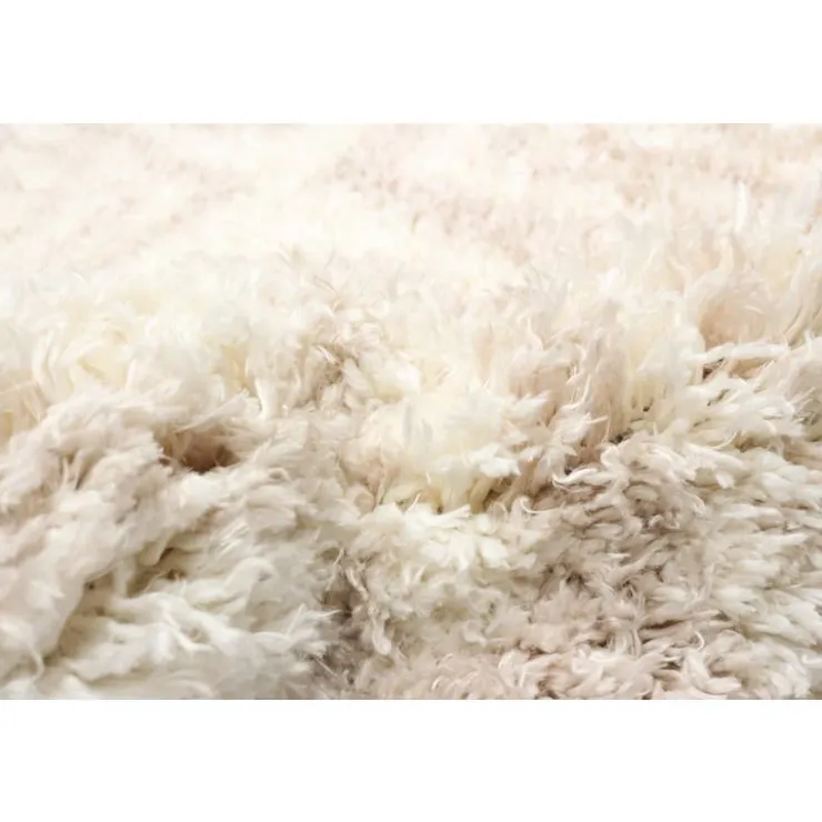 Shag Indoor Rug - 7 x 10 Ivory/Tan Discount