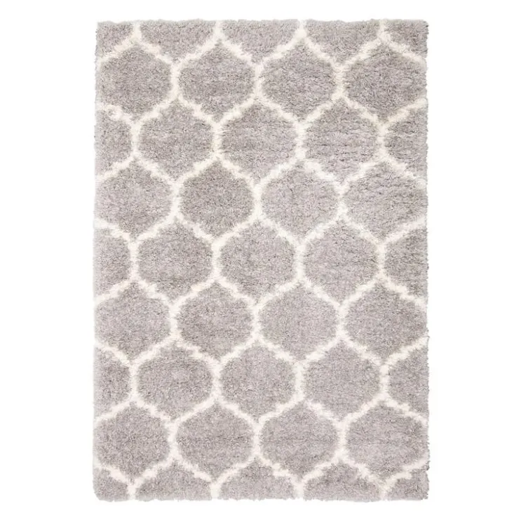 Shag Indoor Rug - 7 x 10 Grey New