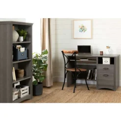 Meubles South Shore 4-Shelf Bookcase - South Shore GRAY MAPLE Hot