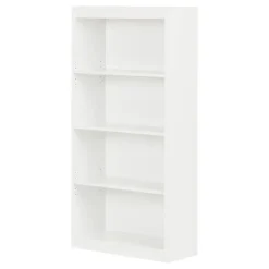Meubles South Shore 4-Shelf Bookcase - South Shore PURE WHITE Outlet