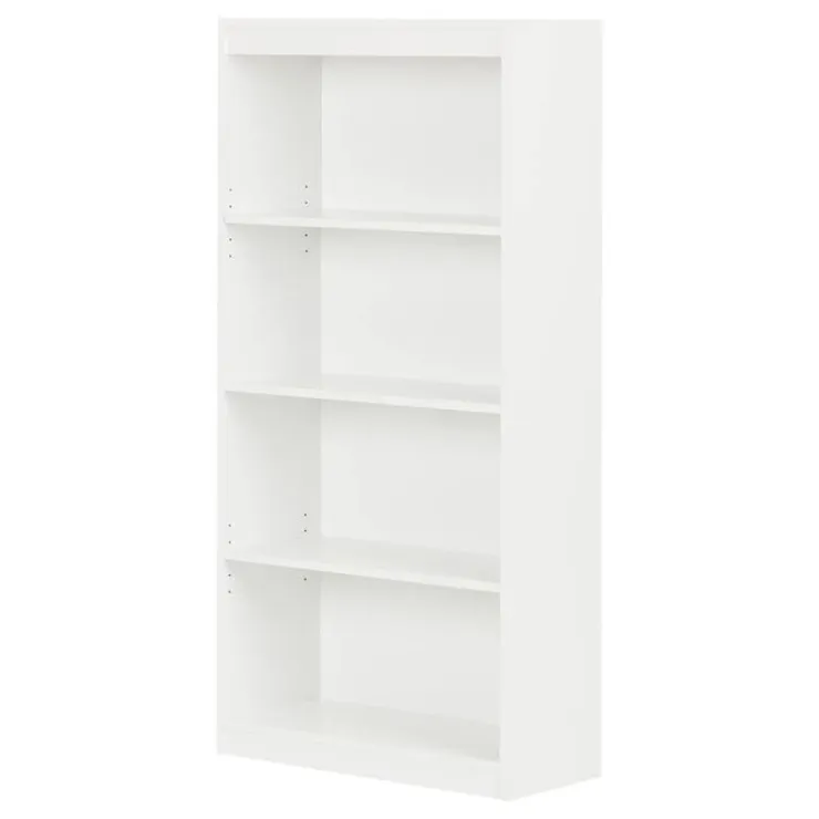 Meubles South Shore 4-Shelf Bookcase - South Shore PURE WHITE Outlet