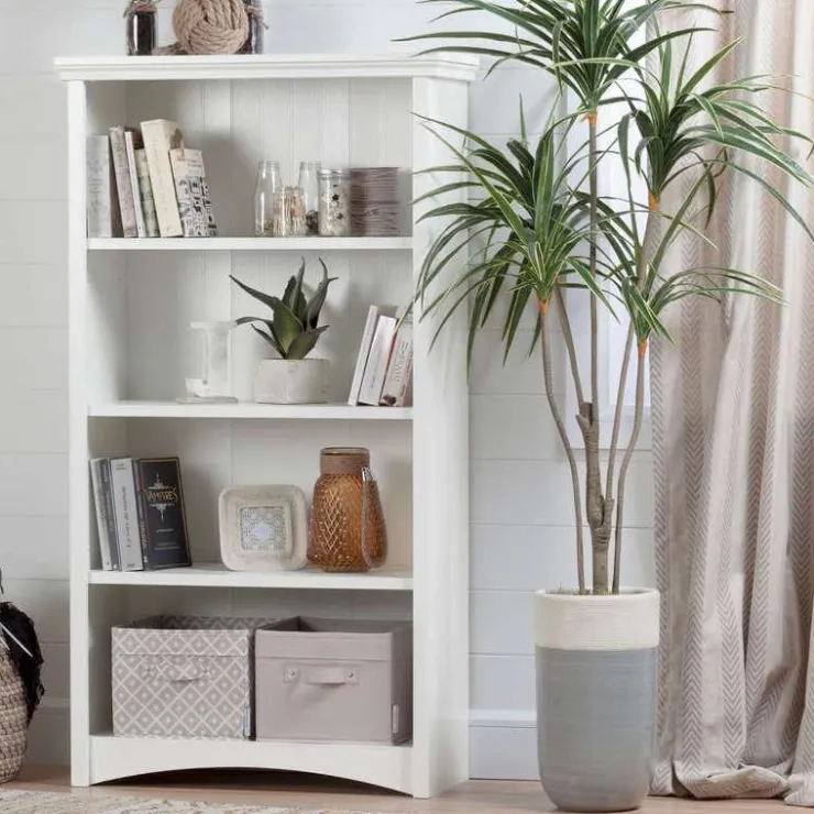 Meubles South Shore 4-Shelf Bookcase - South Shore White Outlet