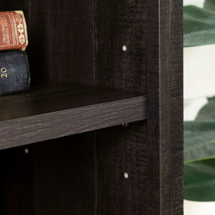 Meubles South Shore 4-Shelf Bookcase - South Shore Rubbed Black New