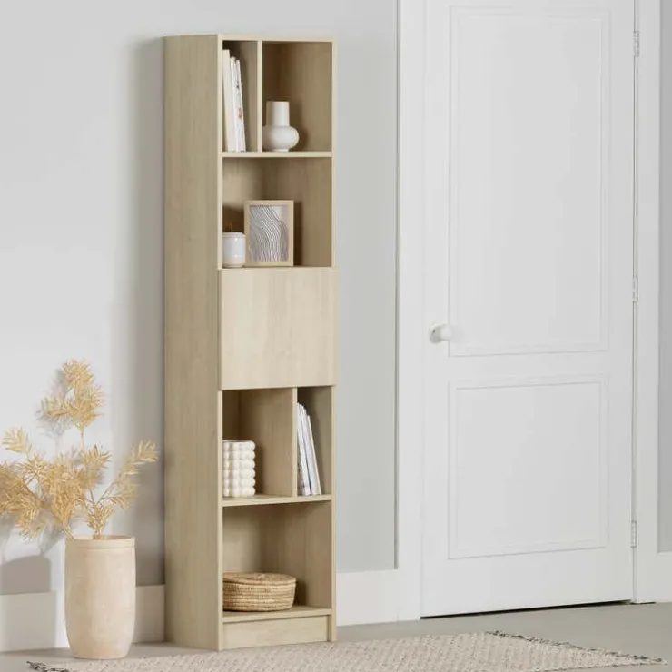 Meubles South Shore 5-shelf bookcase - South Shore Bleached Oak New