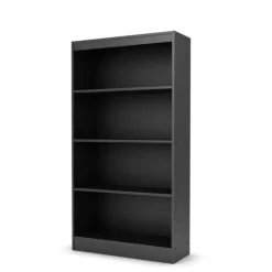 Meubles South Shore 4-Shelf Bookcase - South Shore PURE BLACK