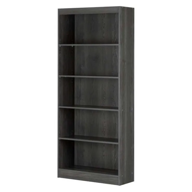 Meubles South Shore 5-Shelf Bookcase - South Shore Gray Oak New