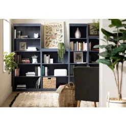 Meubles South Shore 5-Shelf Narrow Bookcase - South Shore BLUEBERRY Clearance