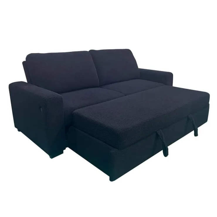 Sherpa Sofa Bed Black Hot