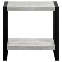 Monarch Side table - 2 tiers / 1 shelf / rectangular - 24