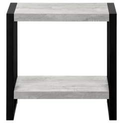 Monarch Side table - 2 tiers / 1 shelf / rectangular - 24