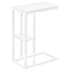 Monarch Side table / c table - 1 storage shelf / rectangular - 25