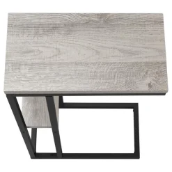 Monarch Side table / c table - 1 storage shelf / rectangular - 25