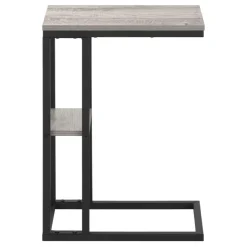 Monarch Side table / c table - 1 storage shelf / rectangular - 25