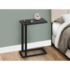 Monarch Side table / c table - thick-panel top / rectangular - 25