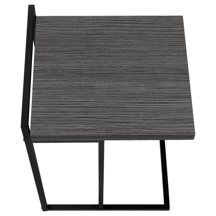 Monarch Side table / c table - thick-panel top / wide / rectangular - 25"h - / b - Grey Hot