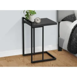 Monarch Side table / c table - thick-panel top / wide / rectangular - 25