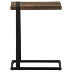 Monarch Side table / c table - thick-panel top / rectangular - 25"h - reclaimed - Brown Discount
