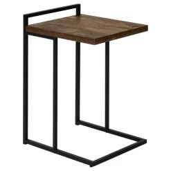 Monarch Side table / c table - thick-panel top / wide / rectangular - 25