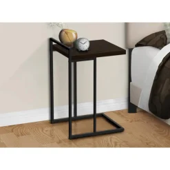 Monarch Side table / c table - thick-panel top / wide / rectangular - 25"h - - Espresso Online