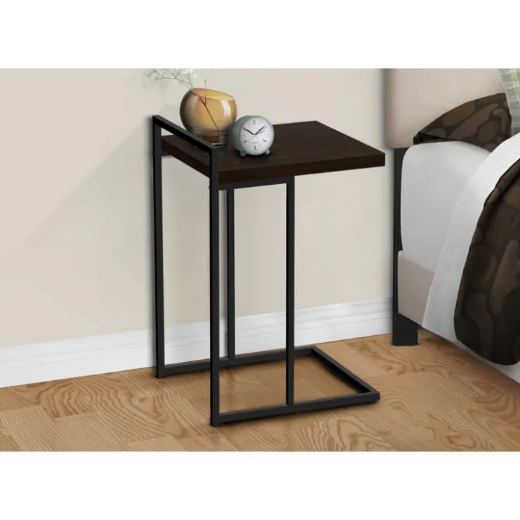 Monarch Side table / c table - thick-panel top / wide / rectangular - 25"h - - Espresso Online