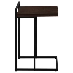 Monarch Side table / c table - thick-panel top / wide / rectangular - 25