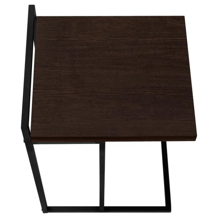 Monarch Side table / c table - thick-panel top / wide / rectangular - 25"h - - Espresso Online