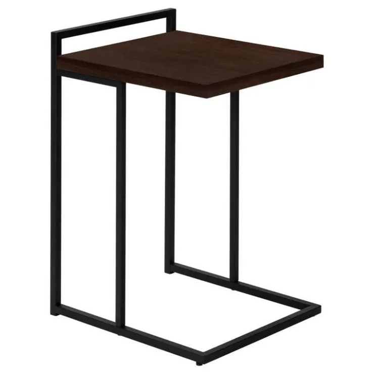 Monarch Side table / c table - thick-panel top / wide / rectangular - 25"h - - Espresso Online