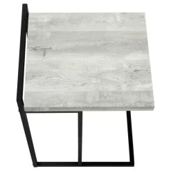Monarch Side table / c table - thick-panel top / wide / rectangular - 25