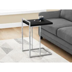 Monarch Side table / c table - thick-panel top / wide / rectangular - 25
