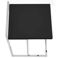 Monarch Side table / c table - thick-panel top / wide / rectangular - 25