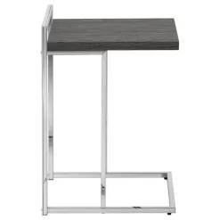 Monarch Side table / c table - thick-panel top / wide / rectangular - 25