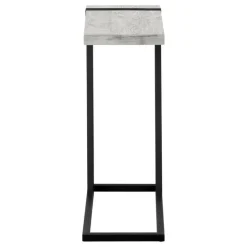 Monarch Side table / c table - thick-panel top / rectangular - 25