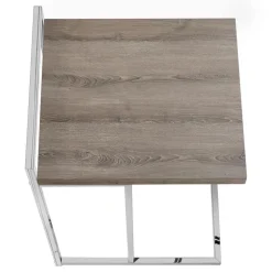 Monarch Side table / c table - thick-panel top / wide / rectangular - 25