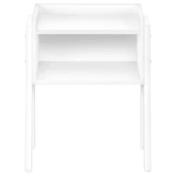 Monarch Side table / nightstand - tray top / 1 storage cubby / rectangular - 23