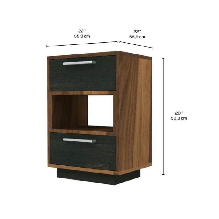 MEQ Side Table - Slate and Walnut SLATE/WALNUT Sale