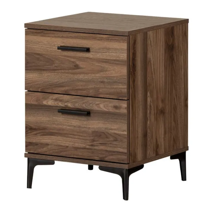 Meubles South Shore Side Table - South Shore Natural Walnut