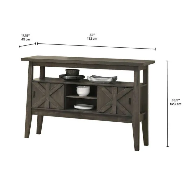Sideboard 52" Grey Best