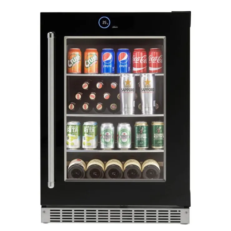 Danby SILHOUETTE 24″ Built-in Beverage Center 24" - SRVBC050R Black Clearance