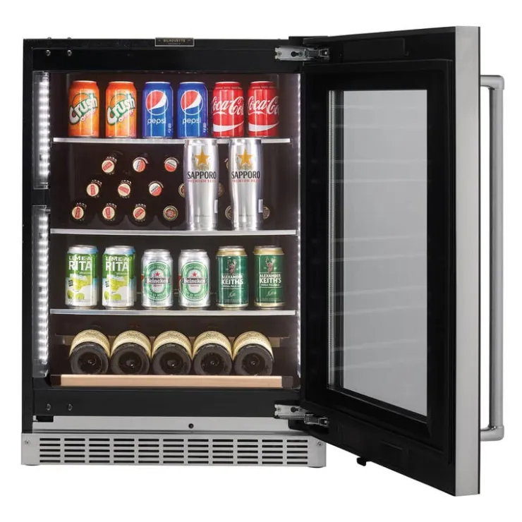 Danby SILHOUETTE 24″ Built-in Beverage Center 24" - SRVBC050R Black Clearance