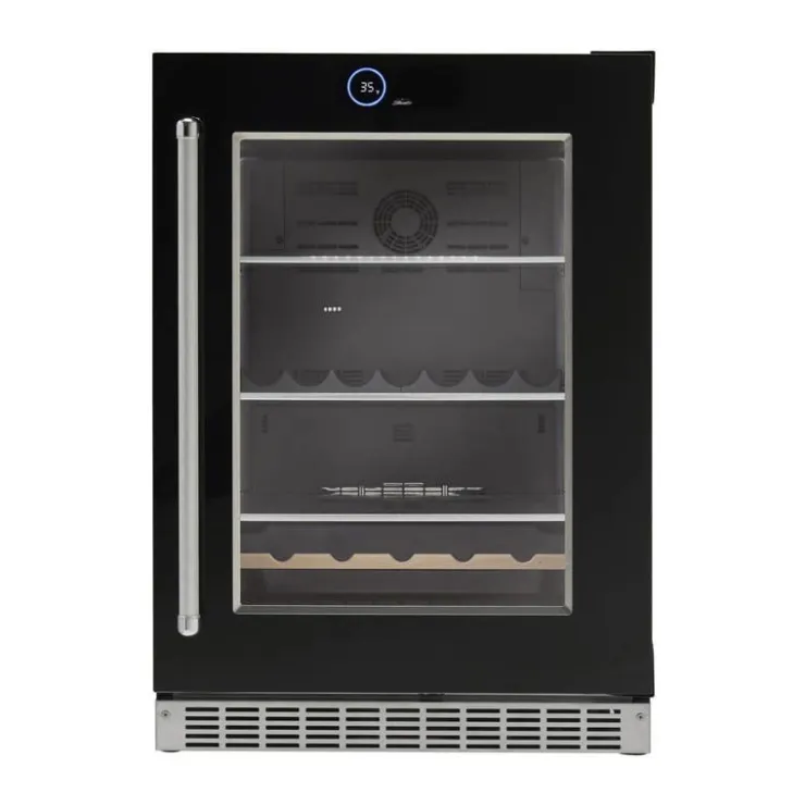 Danby SILHOUETTE 24″ Built-in Beverage Center 24" - SRVBC050R Black Clearance