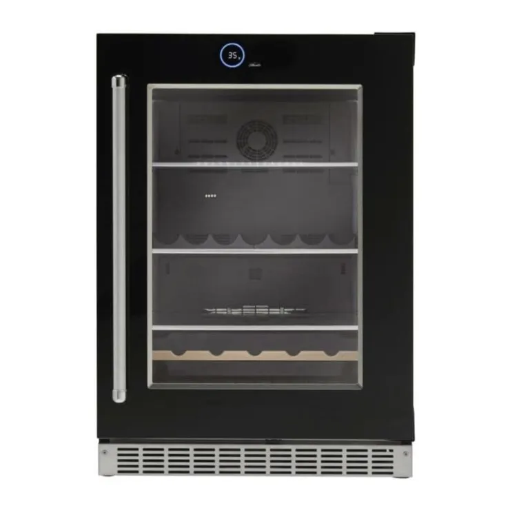 Danby SILHOUETTE 24″ Built-in Beverage Center 24" - SRVBC050R-SS Black Online