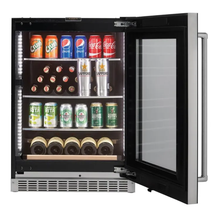 Danby SILHOUETTE 24″ Built-in Beverage Center 24" - SRVBC050R-SS Black Online