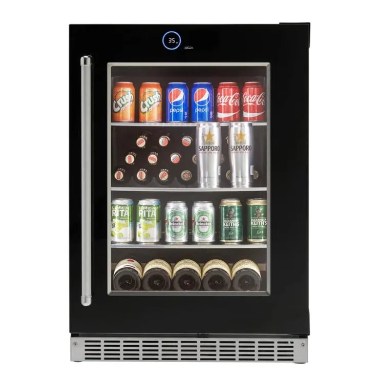 Danby SILHOUETTE 24″ Built-in Beverage Center 24" - SRVBC050R-SS Black Online