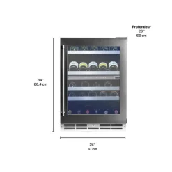 Danby SILHOUETTE 24″ Built-in Wine Cellar 24