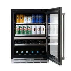 Danby SILHOUETTE 24″ Built-in Wine and Beverage Center 24" - SPRWBC052D3S Black Best