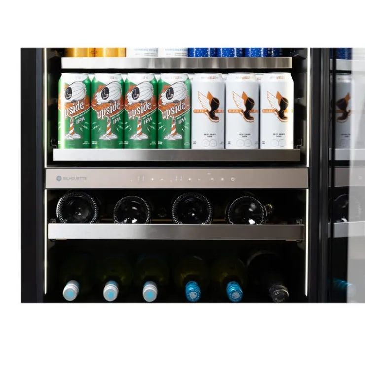 Danby SILHOUETTE 24″ Built-in Wine and Beverage Center 24" - SPRWBC052D3S Black Best