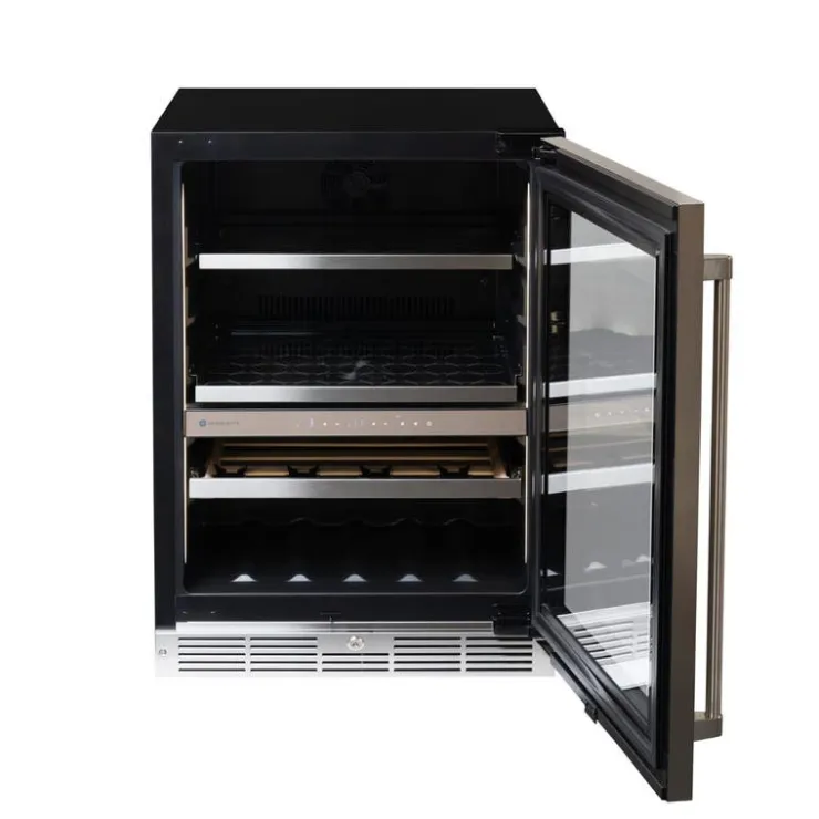 Danby SILHOUETTE 24″ Built-in Wine and Beverage Center 24" - SPRWBC052D3S Black Best