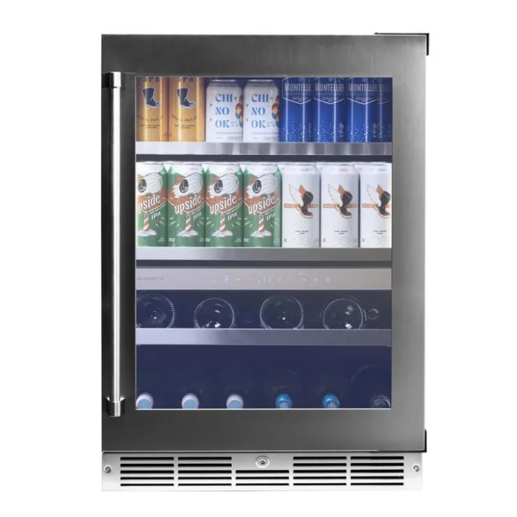 Danby SILHOUETTE 24″ Built-in Wine and Beverage Center 24" - SPRWBC052D3S Black Best